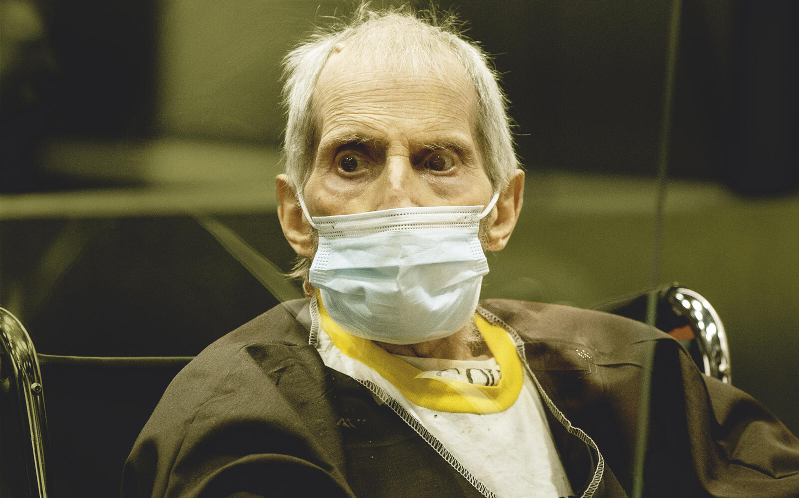Robert Durst at the sentencing on October 14 (Getty)