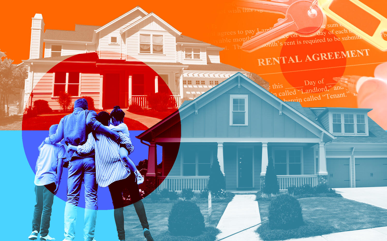 Single-family rentals are increasingly seen as a more realistic alternative to ownership, given the hot housing market and income inequality. (iStock)