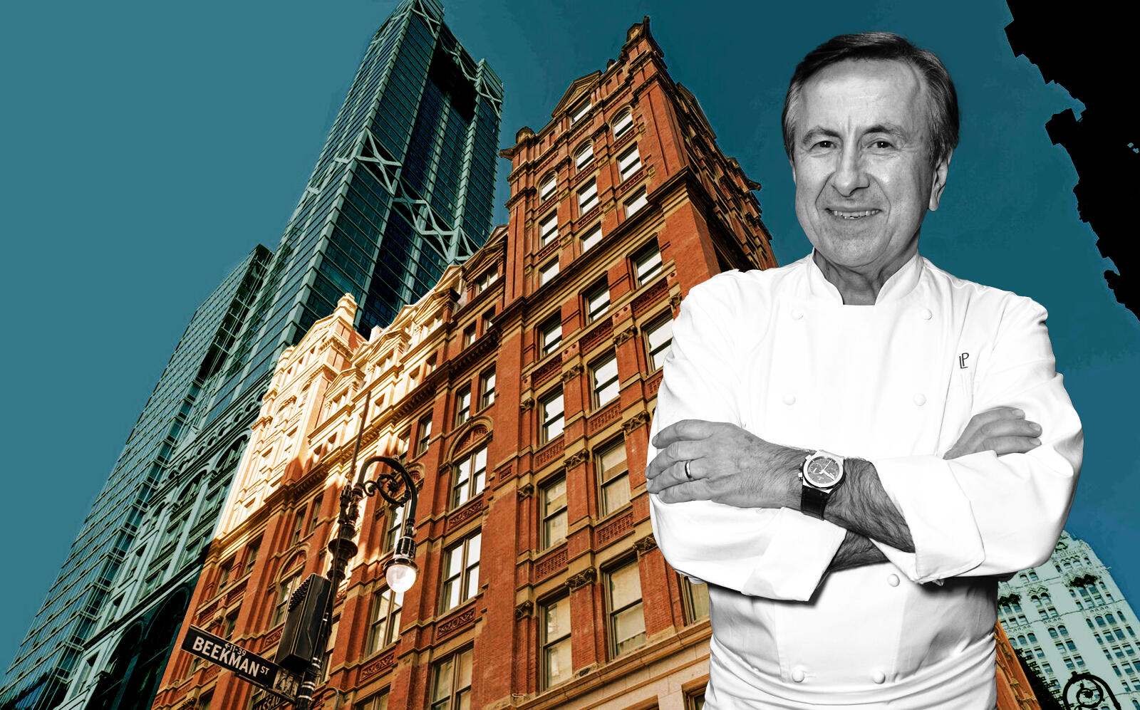 Daniel Boulud and the Beekman Hotel (Getty, GKV Architects)