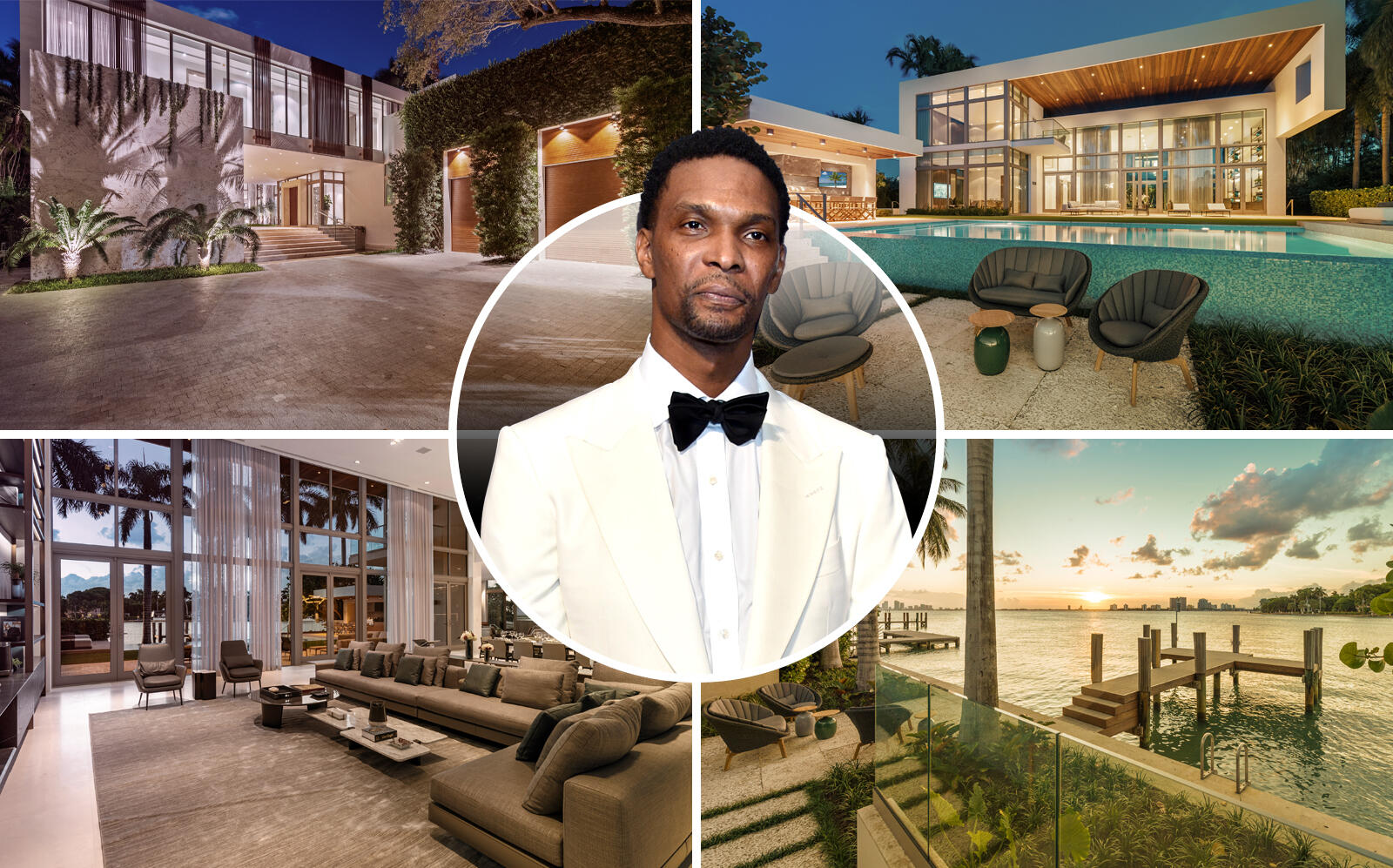 Chris Bosh and the property (Getty, The Waterfront Team)