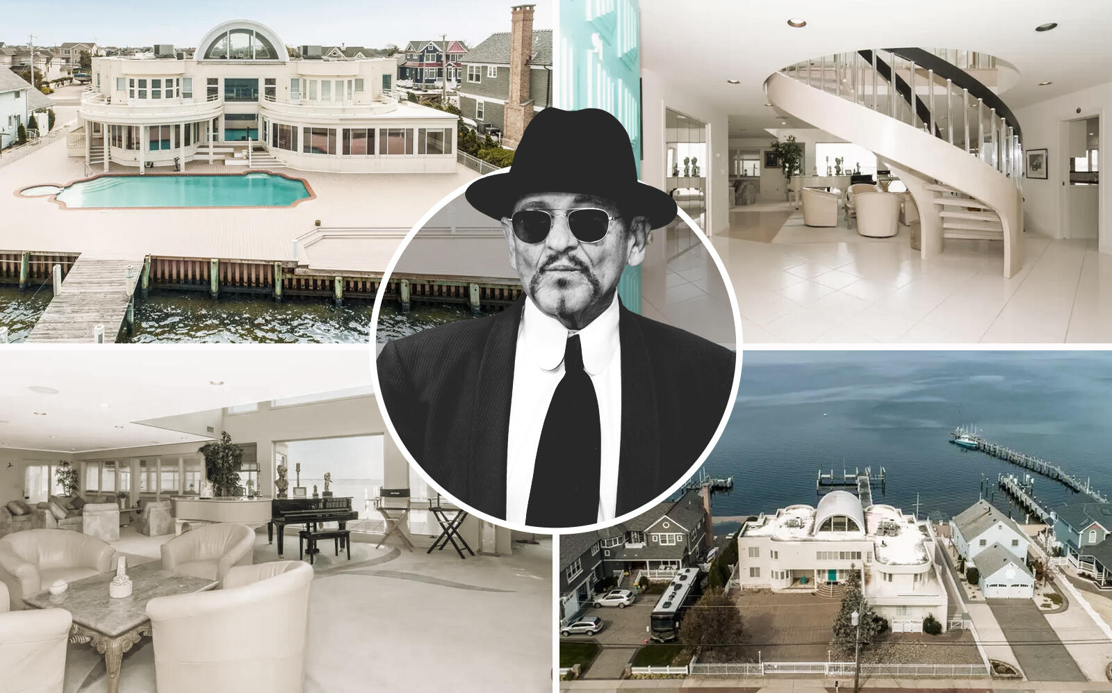 Joe Pesci and the waterfront New Jersey home (Getty, Re/Max Central)