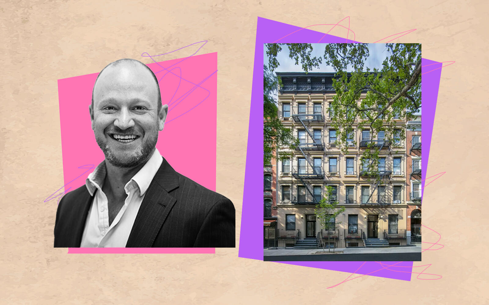 Aulder Capital CEO Jonah Bamberger and 162-164 East 82nd Street (Rosewood Realty Group, Slate Property Group)