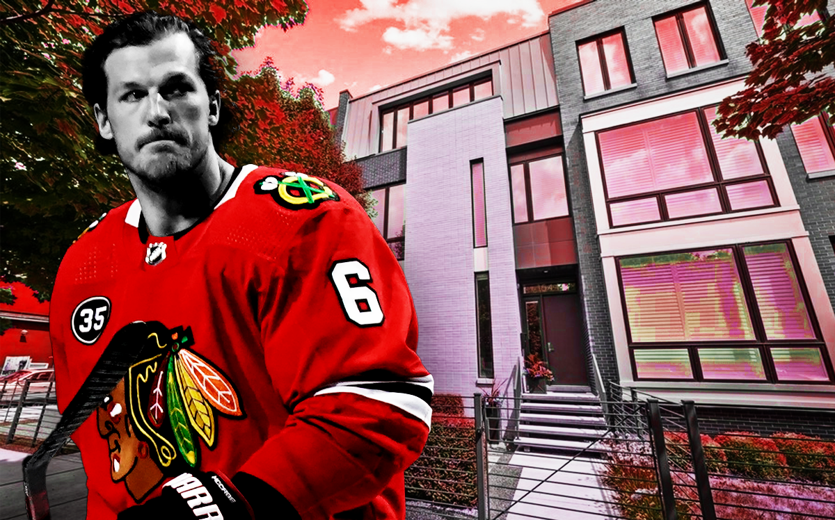 Jake McCabe, professional ice hockey defenseman for the Chicago Blackhawks (Getty Images, Redfin)
