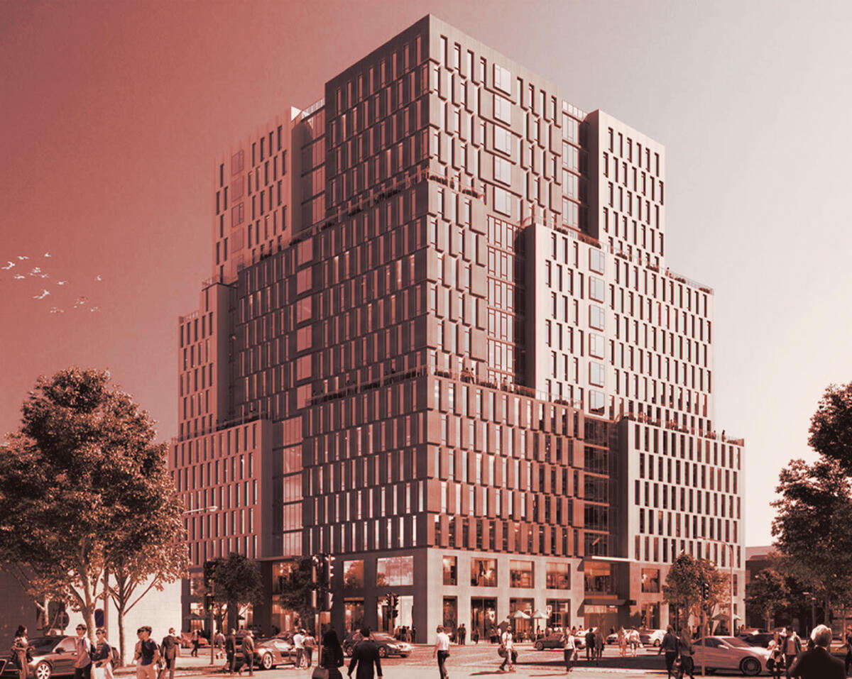 A rendering of 840 Atlantic Avenue (Getty Images, IMC Architecture)