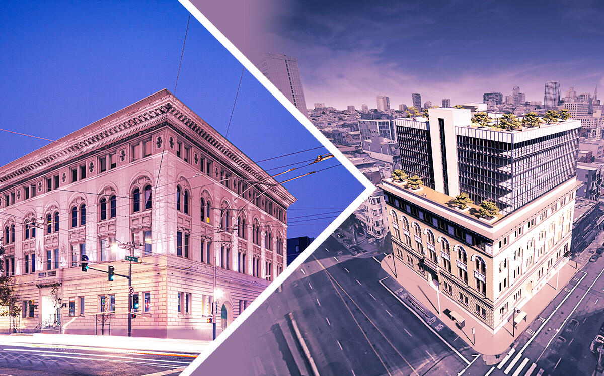 San Francisco's Regency Ballroom, before and after (Compass Commercial Advisory Group)