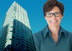CitiGroup CEO Jane Fraser with One Sansome Street (CitiGroup, Premier Workspaces)