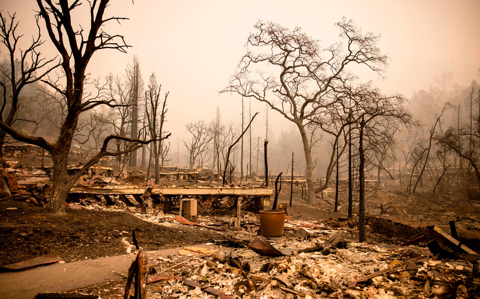 The remains of the guest houses at Calistoga Ranch (Getty)