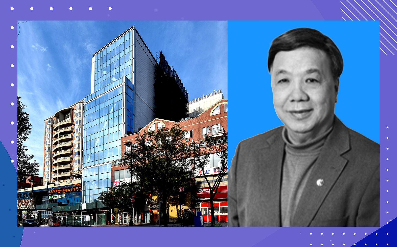 37-12 Prince Street and F&T Group CEO Michael Lee (Margulies Hoelzli Architecture, F&T)