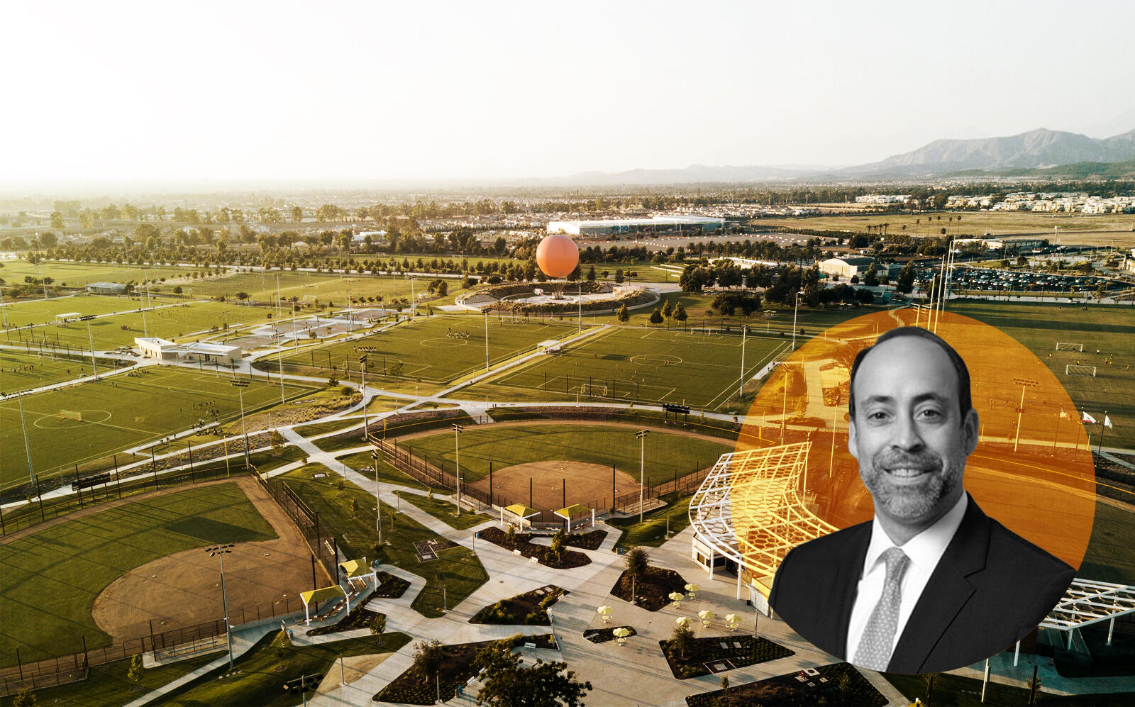 The park and UCI Health CEO Chad T. Lefteris (Facebook via Great Park, UCI Health)