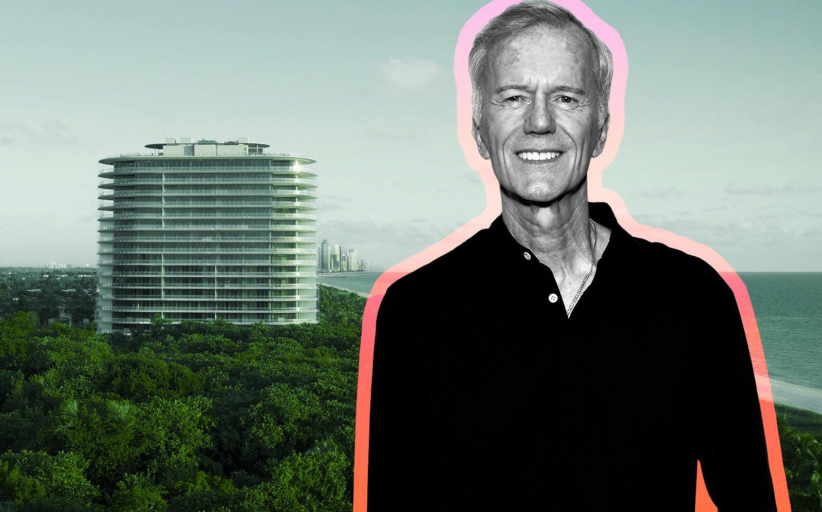 Michael Huffington and the condo building (Getty, Eighty Seven Park)