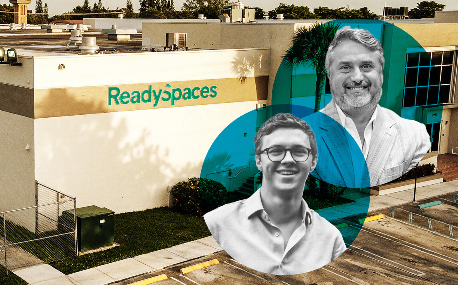ReadySpaces, Co-founders Kevin Petrovic and Jon Zimmerman and their Doral, Florida warehouse (ReadySpaces)