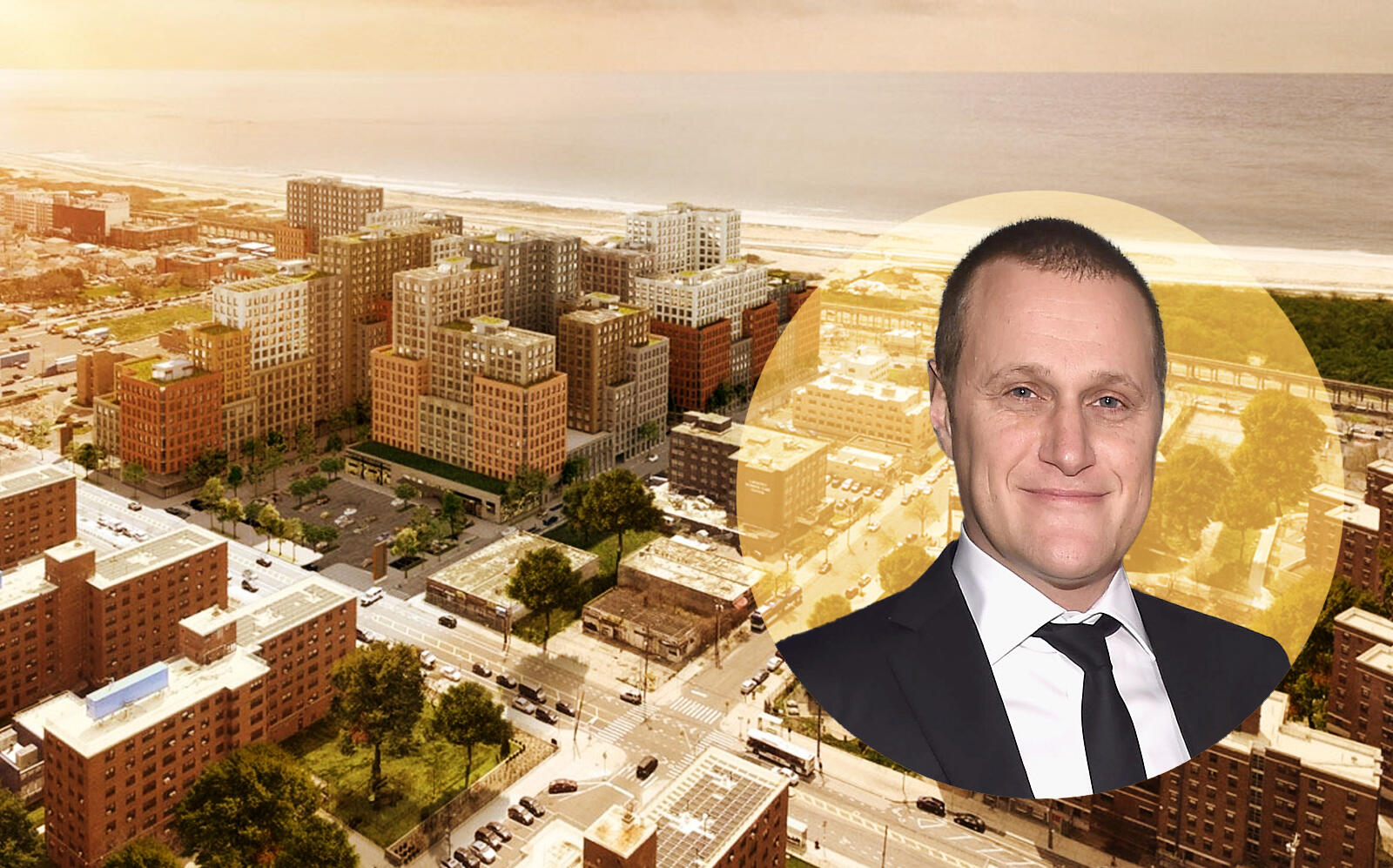 Tishman Speyer president Rob Speyer and Edgemere Commons (Getty)