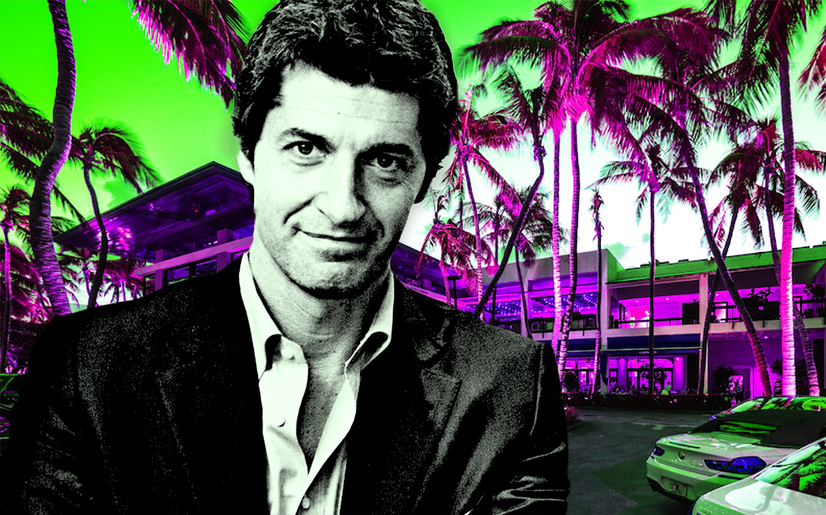 Gherardo Guarducci, co-founder and chairman, SA Hospitality Group, in front of Bal Harbour Shops (SA Hospitality Group, CondoBlackBook.com)