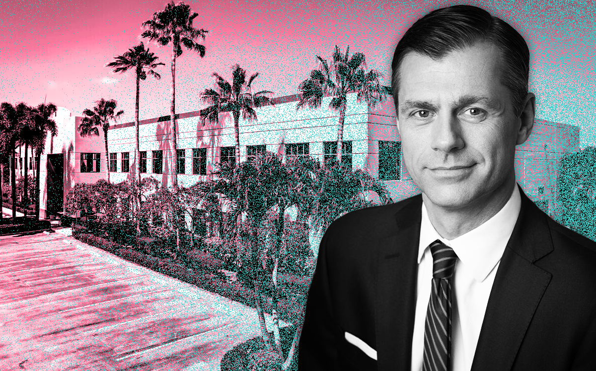 Brian Kingston, managing partner and chief executive officer, Brookfield Properties in front of 6300 Park of Commerce Boulevard in Boca Raton, FL (Brookfield Properties, LoopNet)