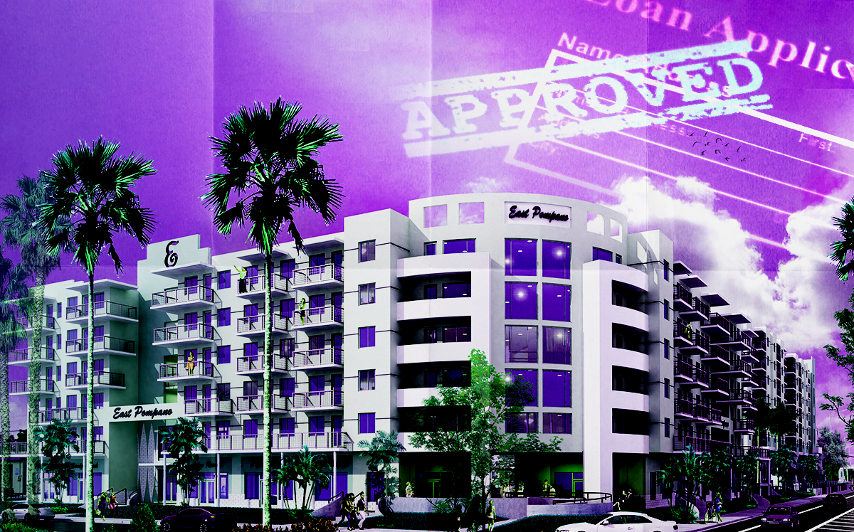Rendering of the planned 228-unit Aviara East Pompano apartment building (MAG Properties, iStock)