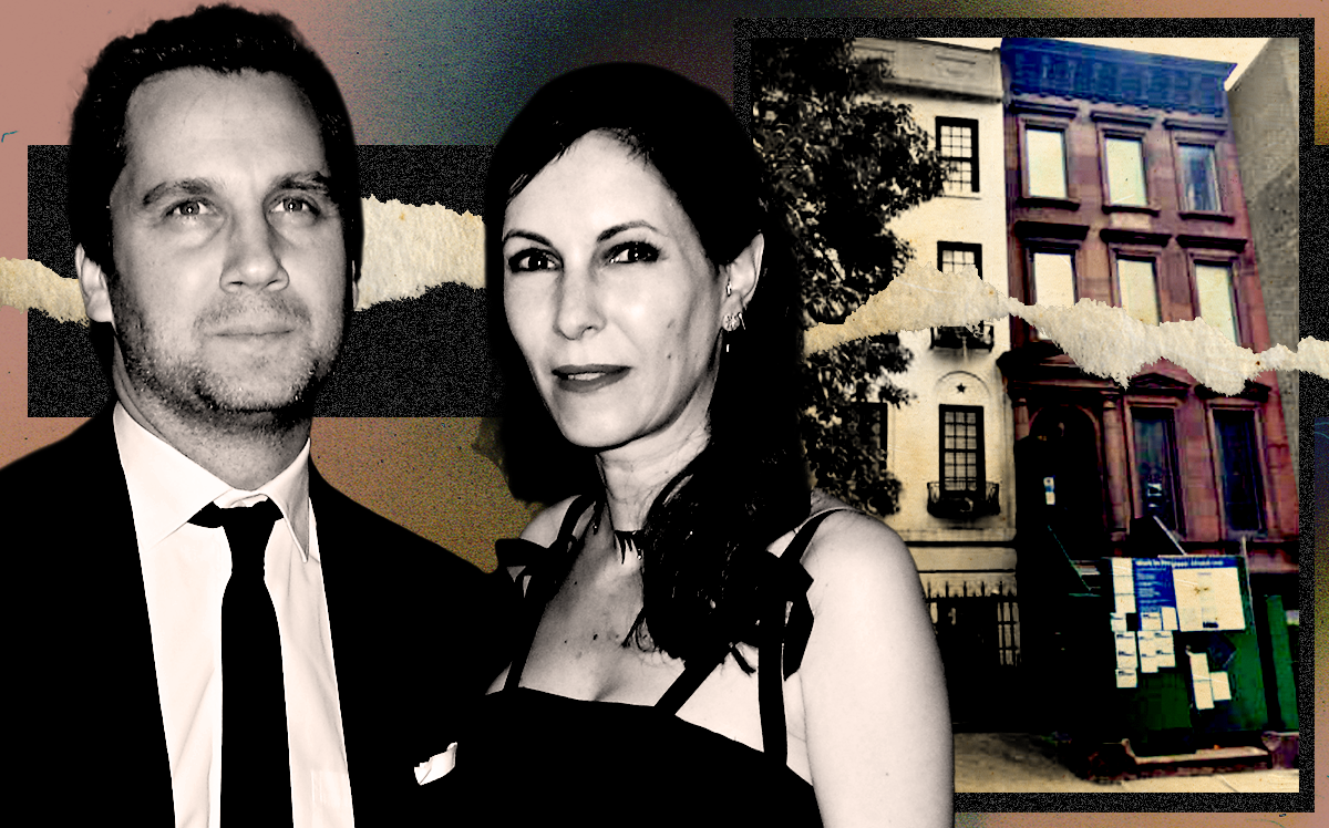 Upper East Side power couple Harry and Jill Kargman (Getty Images, Google Maps/Illustration by Steven Dilakian for The Real Deal)