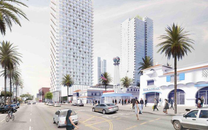A rendering of Crossroads Hollywood