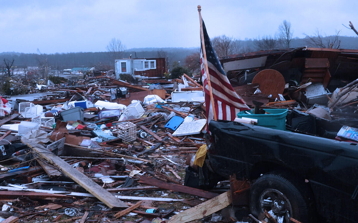 Insurance payouts from deadly tornadoes could result in $5 billion of payouts after the storms devastated parts of six states. (Getty Images)