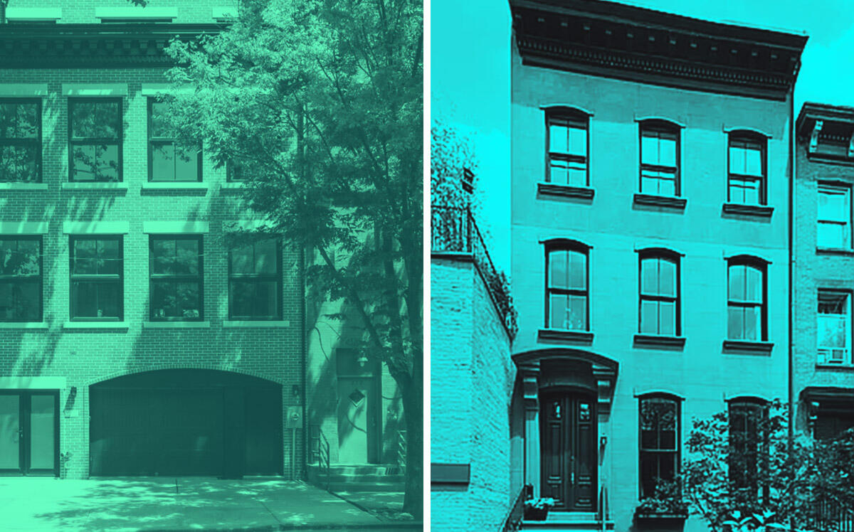 141 State Street, 277 Greene Avenue townhouses in Brooklyn (Zillow, Compass)