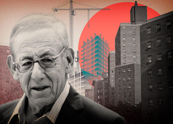 Related's Stephen Ross and the Chelsea-Elliott Houses (Getty, Wikimedia)