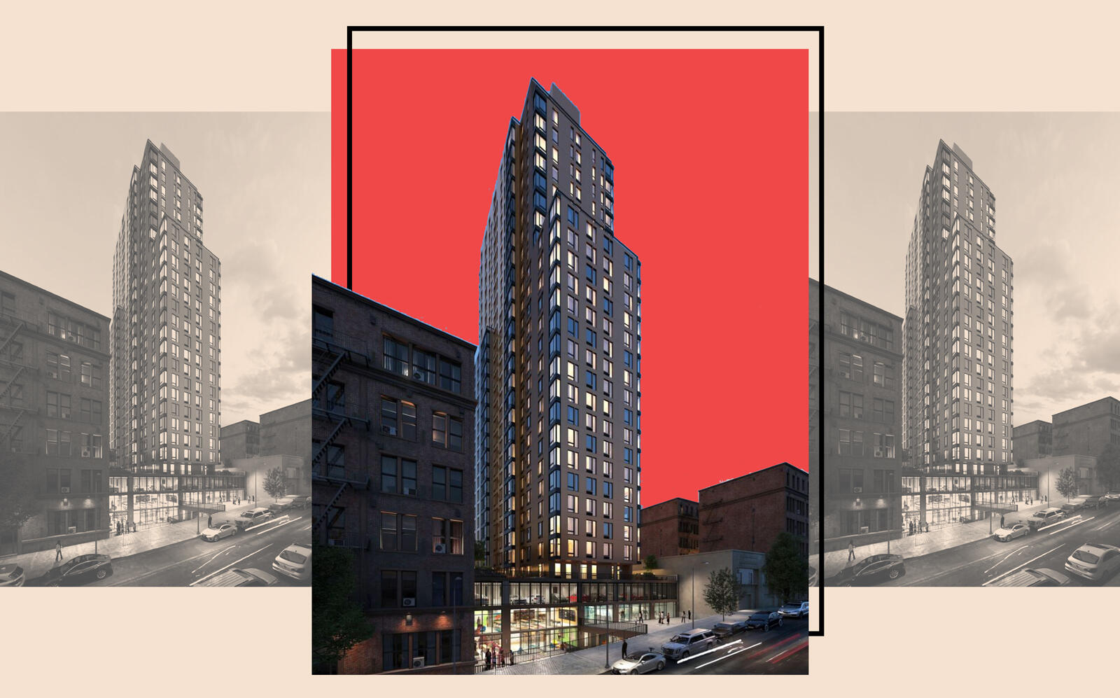 A rendering of 620 West 153rd Street (Rendering via J. Frankl Associates)