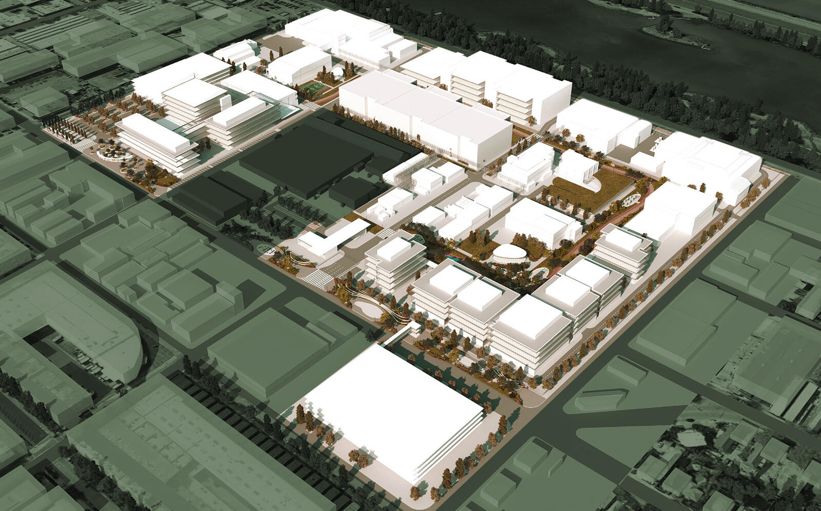 The prospective plan for the Berkeley campus (Bayer)