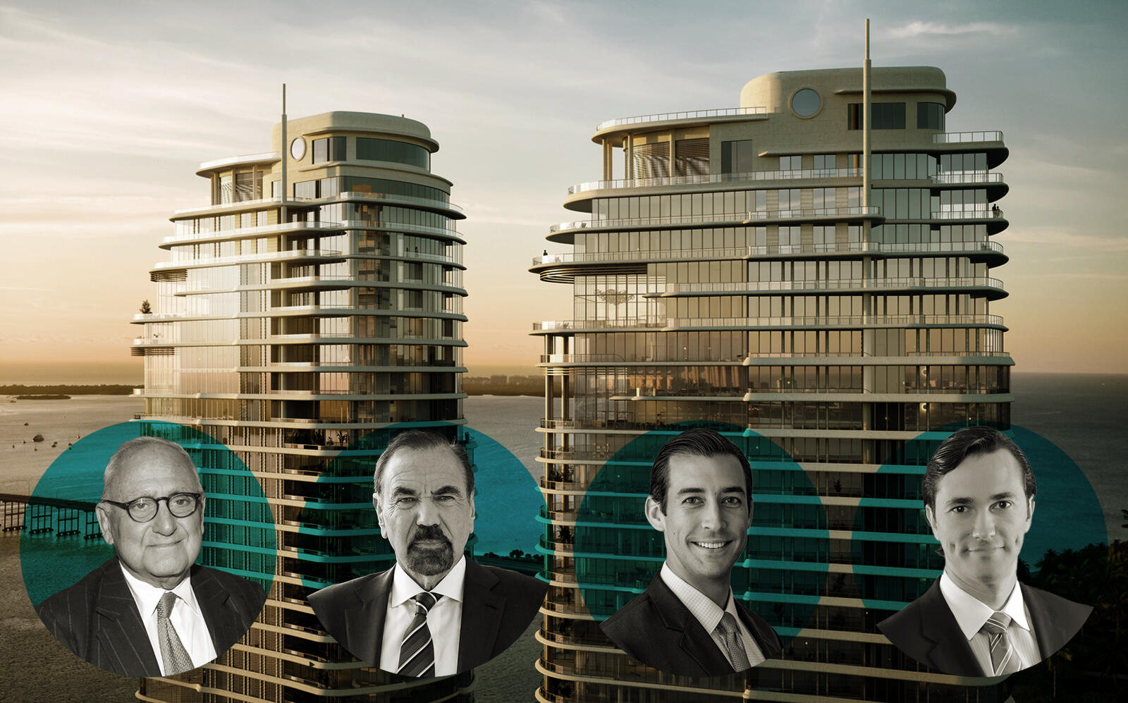 Rendering of the project with Robert A. M. Stern, Jorge Perez, Nick Perez and Nelson Stabile (1809 Brickell Venture, LLC, Binyan Studios, Getty, Integra)