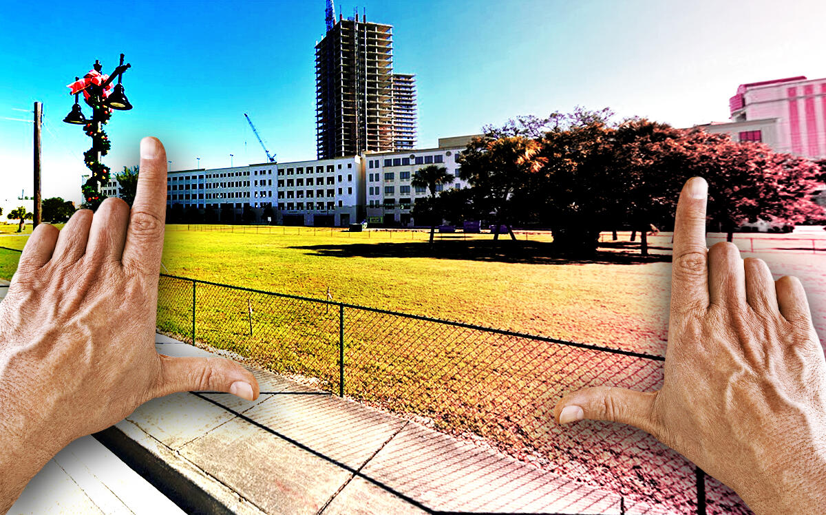 The land at 550 North Rosemary Avenue in West Palm Beach (Google Maps, iStock)