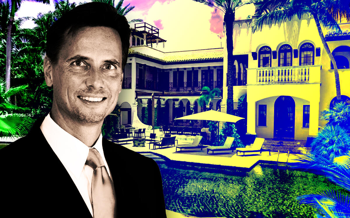 Christian Jagodzinski - German multi-millionaire, Internet entrepreneur and real estate investor - in front of 10 Palm Avenue (10 Palm LLC, Realtor.com)