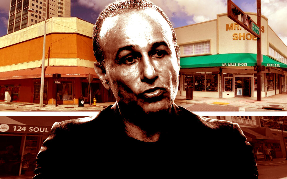 Moishe Mana, billionaire businessman and real estate developer (Getty Images, LoopNet/Photo Illustration by Steven Dilakian for The Real Deal)