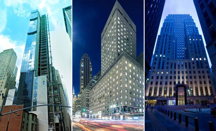 77 Greenwich Street, 530 Fifth Avenue and 80 Broad Street (Google Maps, Avison Young, Swig Equities)