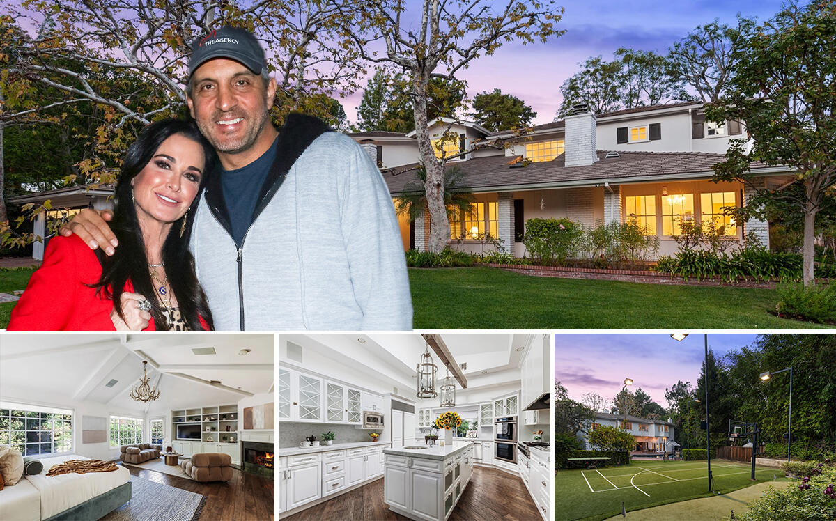 Mauricio Umansky and Kyle Richards with home in Bel Air (The Agency, Getty)
