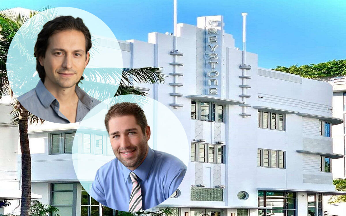 James Vosotas and Branden Muhl with Hotel Greystone in Miami Beach (Trip advisor, Trans Inns Management, Mahaska)