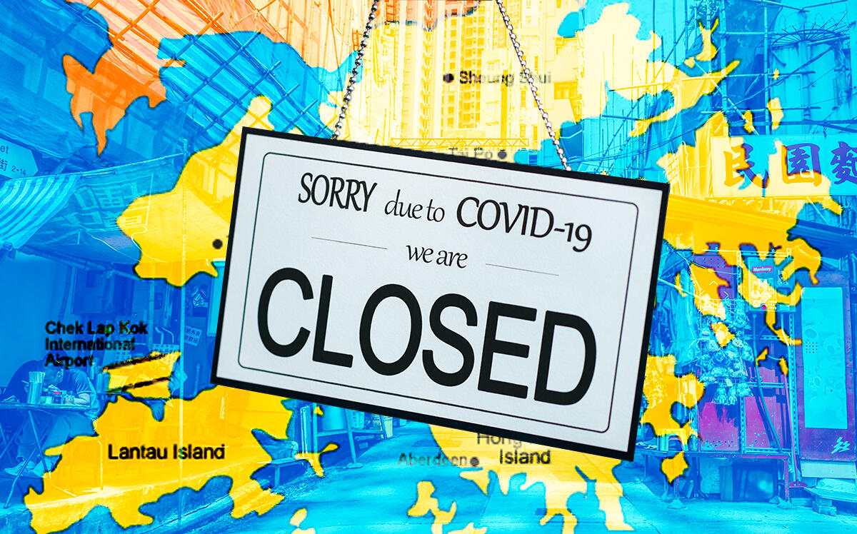 In the days after Hong Kong circulated its latest virus measures this month, several shops, bars and eateries said they would close (Geology.com, iStock)