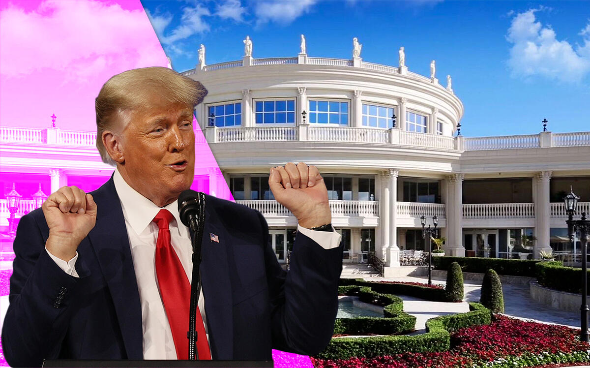 Donald Trump and Trump National Doral (Trump Hotels, Getty)