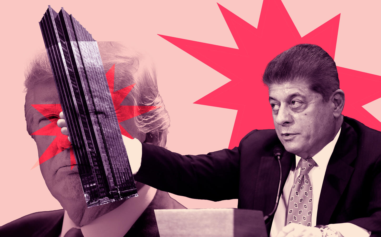 1 Central Park West and Andrew Napolitano with Donald Trump (Trump Org, Getty, iStock)