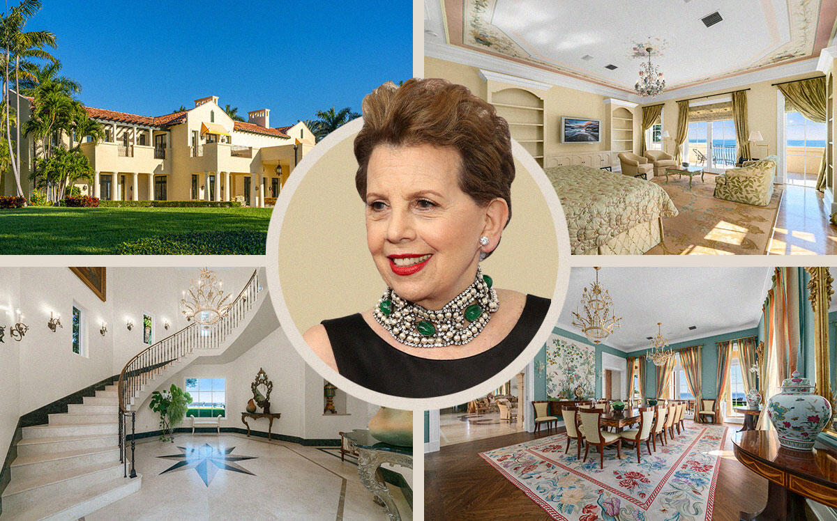 Adrienne Arsht and her Brickell Avenue property (Getty, 1 Oak Studios)