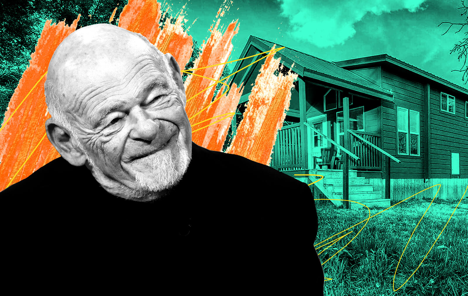 Sam Zell with a RVC Outdoor Destinations site (Getty, RVC)