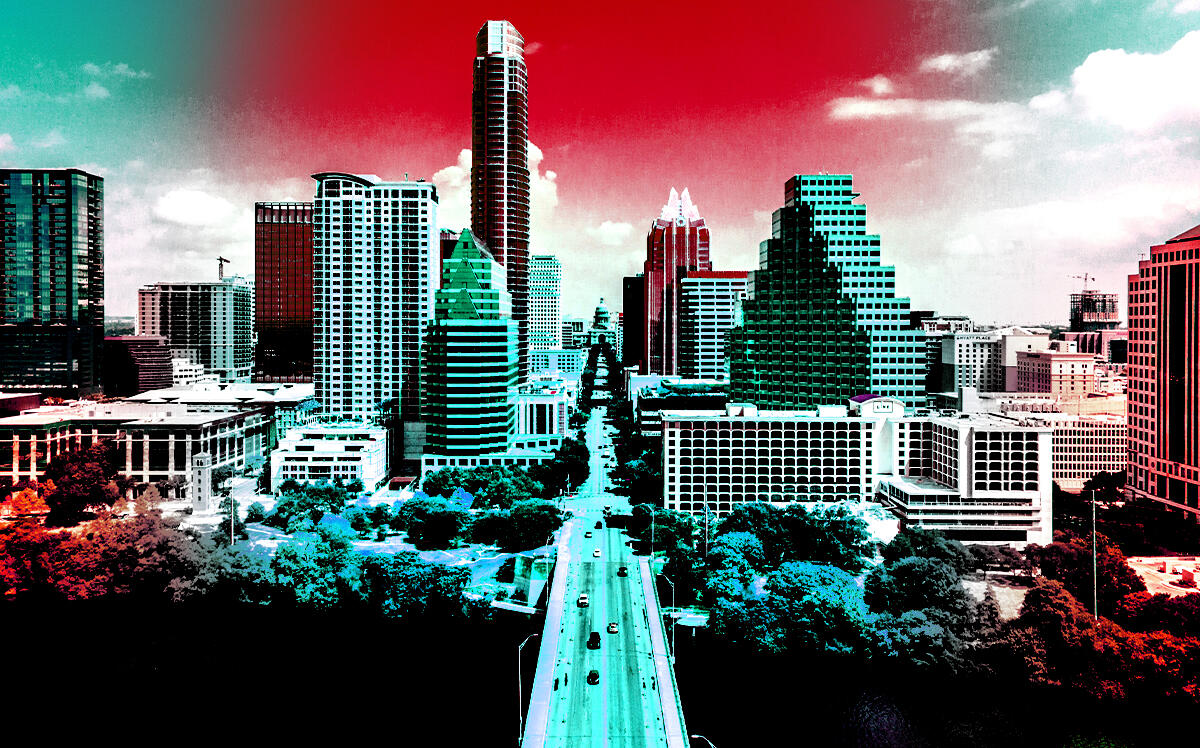 A photo illustration of Austin, TX (iStock)