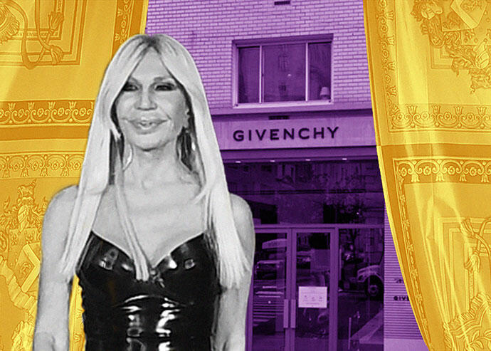 Givenchy swaps for Versace at Wharton’s 747 Madison Avenue