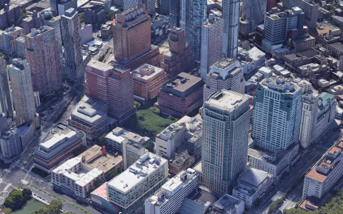MetroTech in Downtown Brooklyn is being rechristened "Brooklyn Commons." (Google)