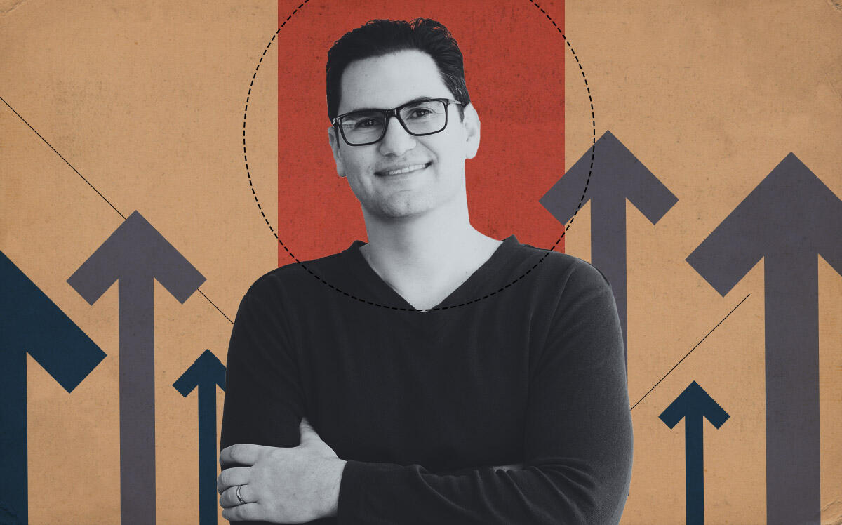 EasyKnock's CEO, Jarred Kessler (iStock, Illustration by Kevin Cifuentes for The Real Deal)