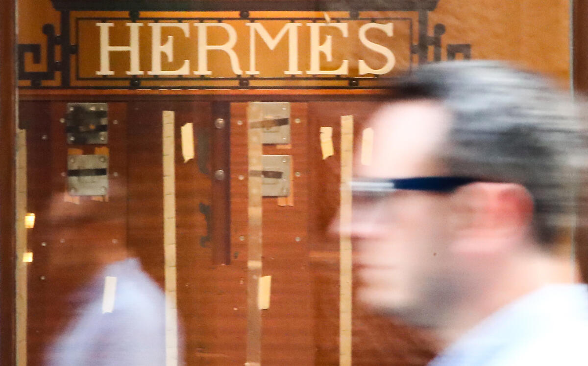 Hermès is closing its stores in Russia. (Getty)