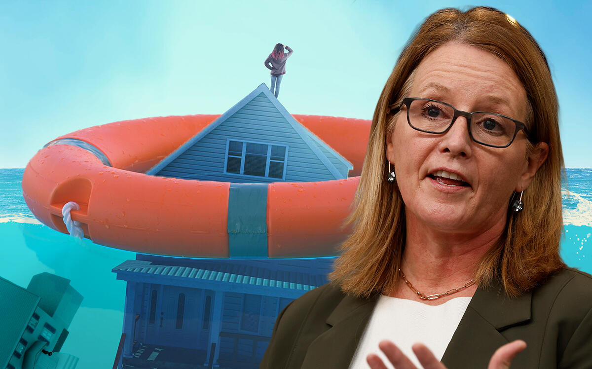 FEMA's Deanne Criswell (Getty, iStock / Photo illustration by Priyanka Modi for The Real Deal)