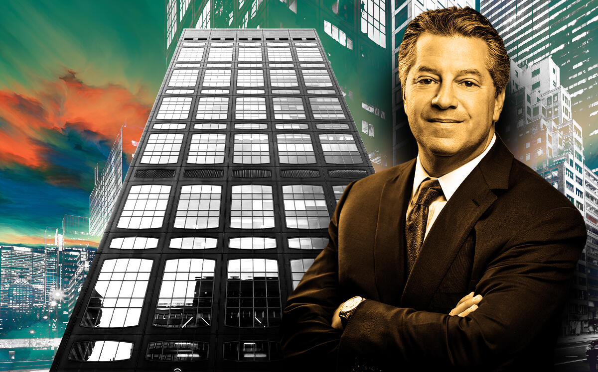 Marc Holliday and 450 Park Avenue (SL Green Realty, 450ParkAve.com, iStock)