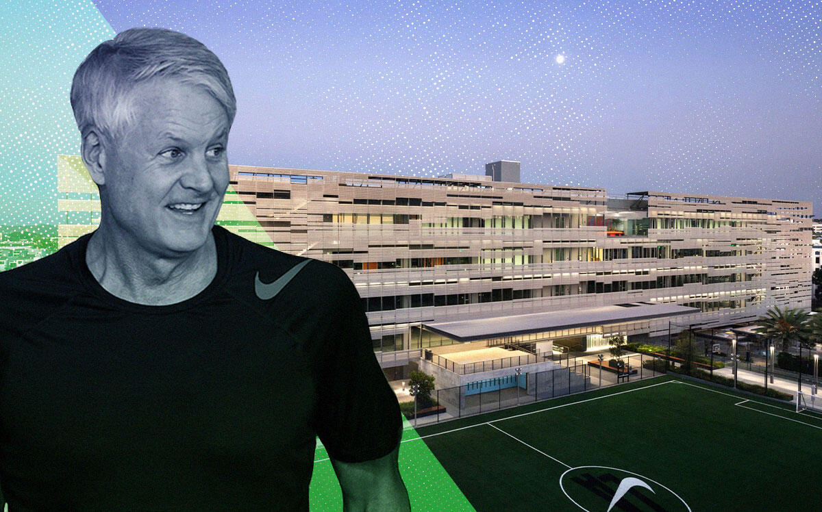 Nike's John Donahoe with 5533 Waters Edge Way (Getty, Mike Kelley)