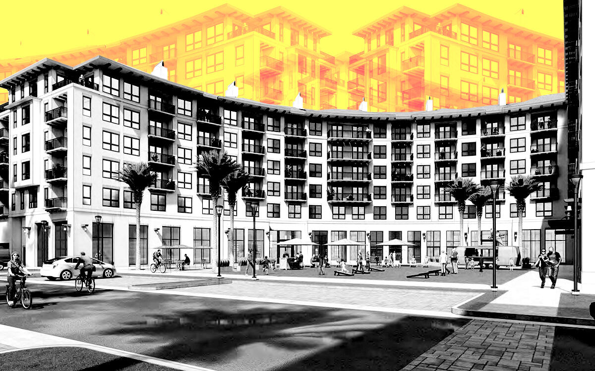 A rendering of the planned 158-unit Cupertino development (Related Companies, Atria Senior Living, Welltower Inc.)