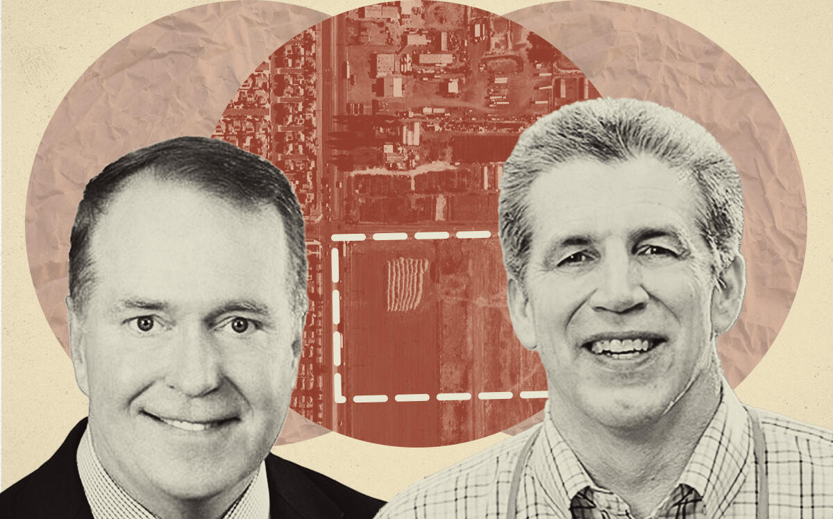 Home Depot's Craig Menear and Clarion Partners' David Gilbert (Home Depot, Clarion Partners, iStock, Google Maps)