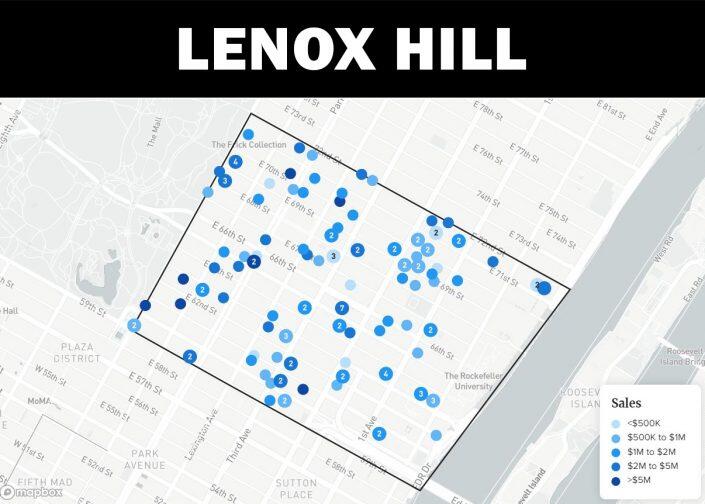 Lenox Hill map
