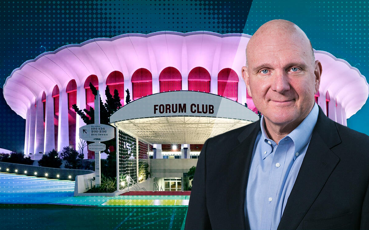 Steve Ballmer and The Forum in Inglewood (The LA Forum, The Ballmer Group)